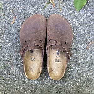 Birkenstock Boston Clogs - 37 - Habana Leather